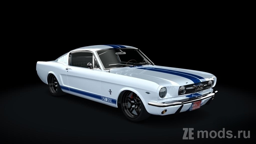 Мод Ford Mustang 1966 Fastback 2+2 Challenger Special для Assetto Corsa