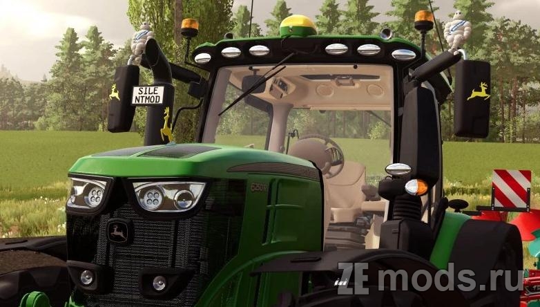 Мод Большой трактор John Deere R6 Edit (1.0) для Farming Simulator 22