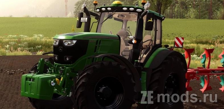 Мод Большой трактор John Deere R6 Edit (1.0) для Farming Simulator 22