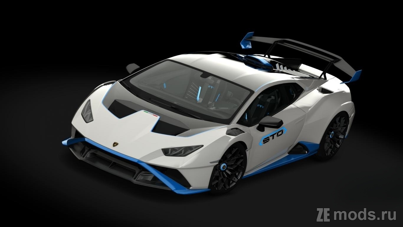 Скачать мод Lamborghini Huracan STO I No Hesi Tuned (0.3) для Assetto Corsa