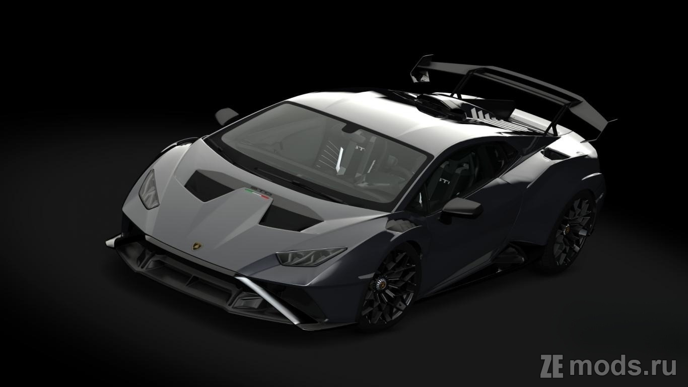 Мод Lamborghini Huracan STO I No Hesi Tuned (0.3) для Assetto Corsa