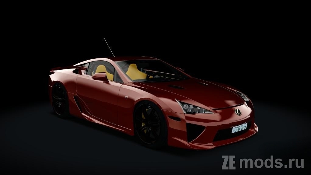 Мод Lexus LFA tuned для Assetto Corsa