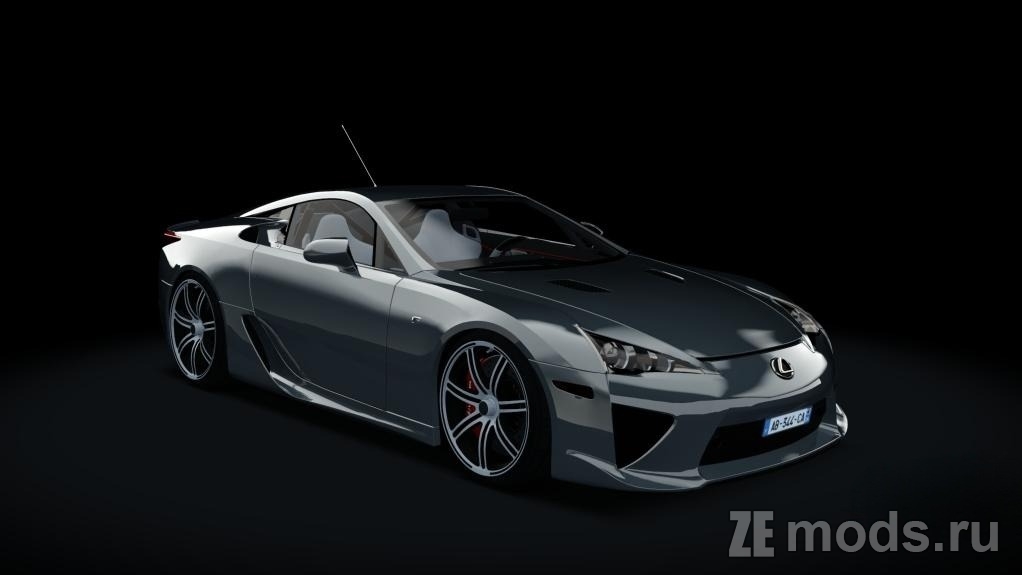 Мод Lexus LFA tuned для Assetto Corsa