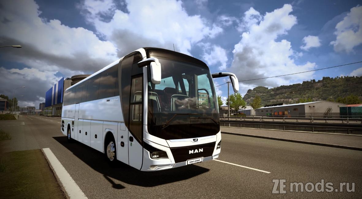 Автобус Man Lions Coach 2023 для Euro Truck Simulator 2 (1.50)