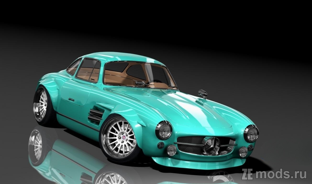 Скачать мод Mercedes-Benz 300SL Drift Tuner MNR для Assetto Corsa