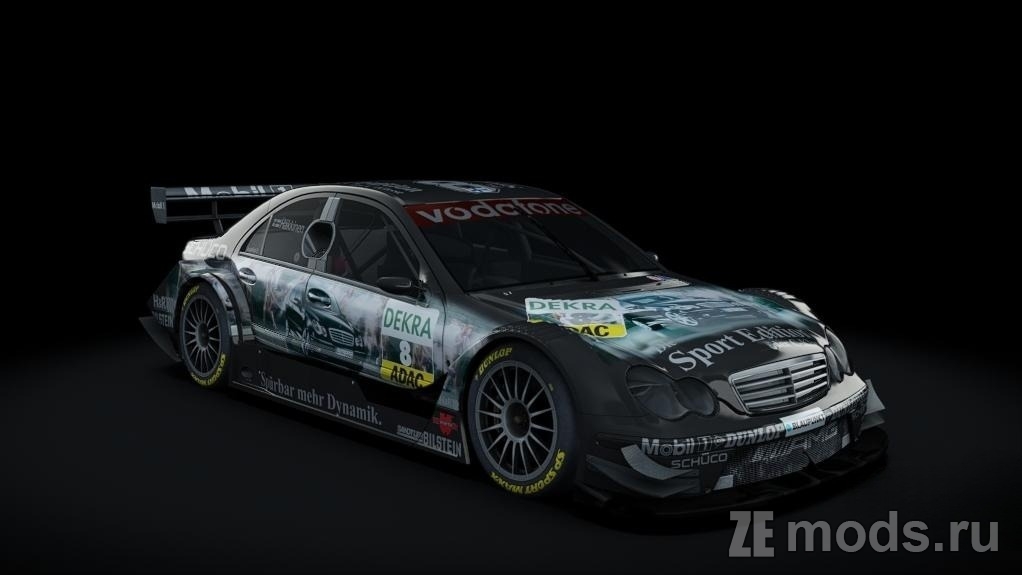 Мод Mercedes C-Class DTM 2005 (1.0.1) для Assetto Corsa