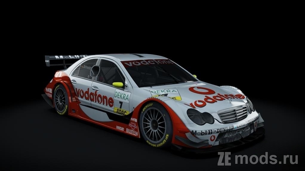 Мод Mercedes C-Class DTM 2005 (1.0.1) для Assetto Corsa