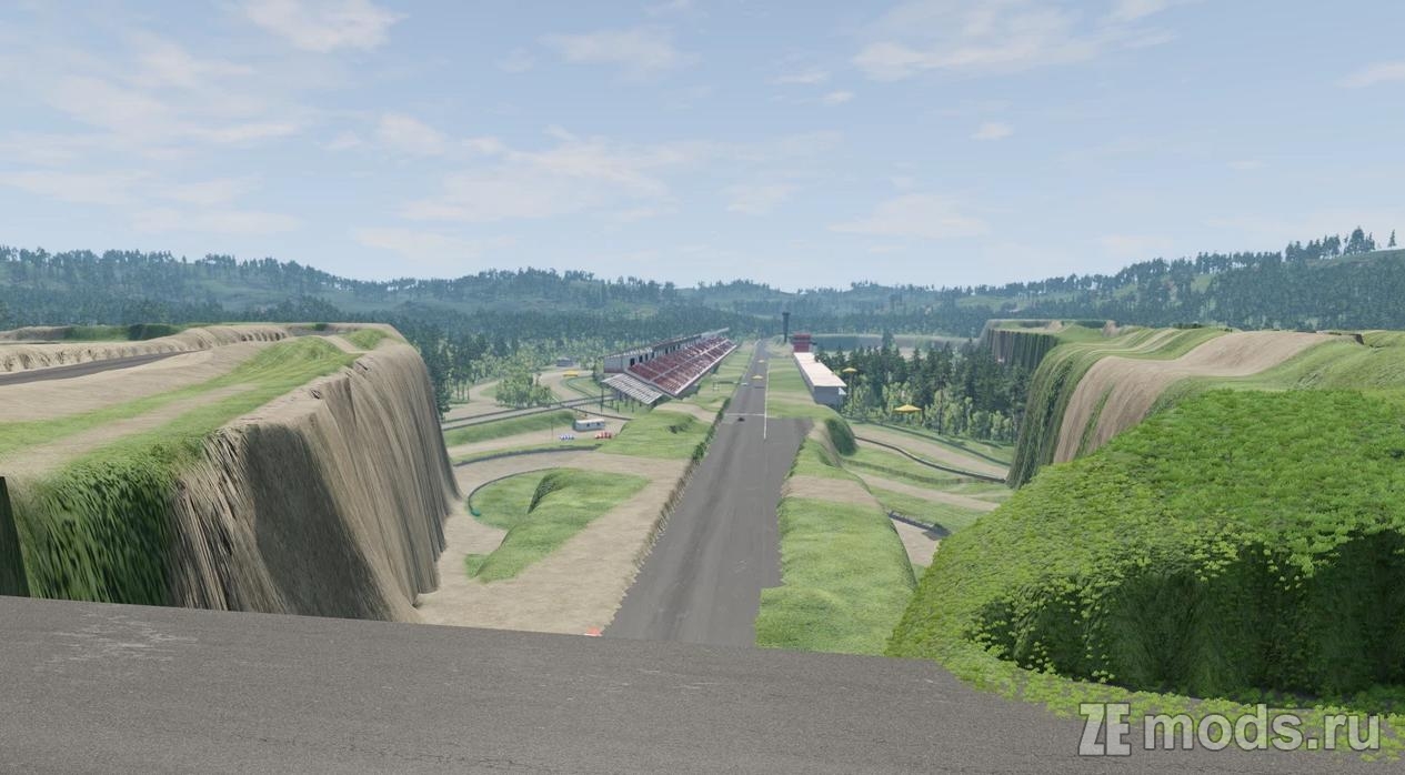 Мод Карта Midfield Raceway (1.1) для BeamNG.Drive