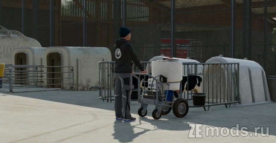 Тележка для молока (Milk Wagon) (1.0) для Farming Simulator 22