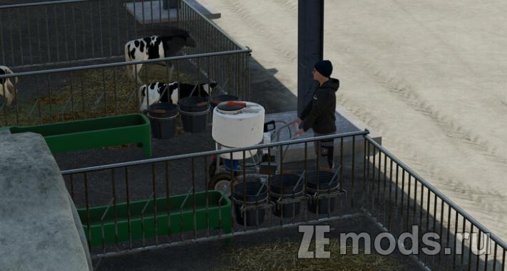 Мод Тележка для молока (Milk Wagon) (1.0) для Farming Simulator 22