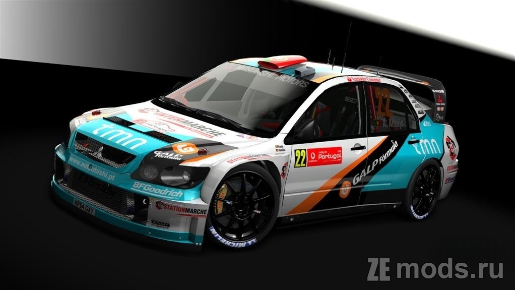 Мод Mitsubishi Lancer EVO WRC05 (1.0) для Assetto Corsa