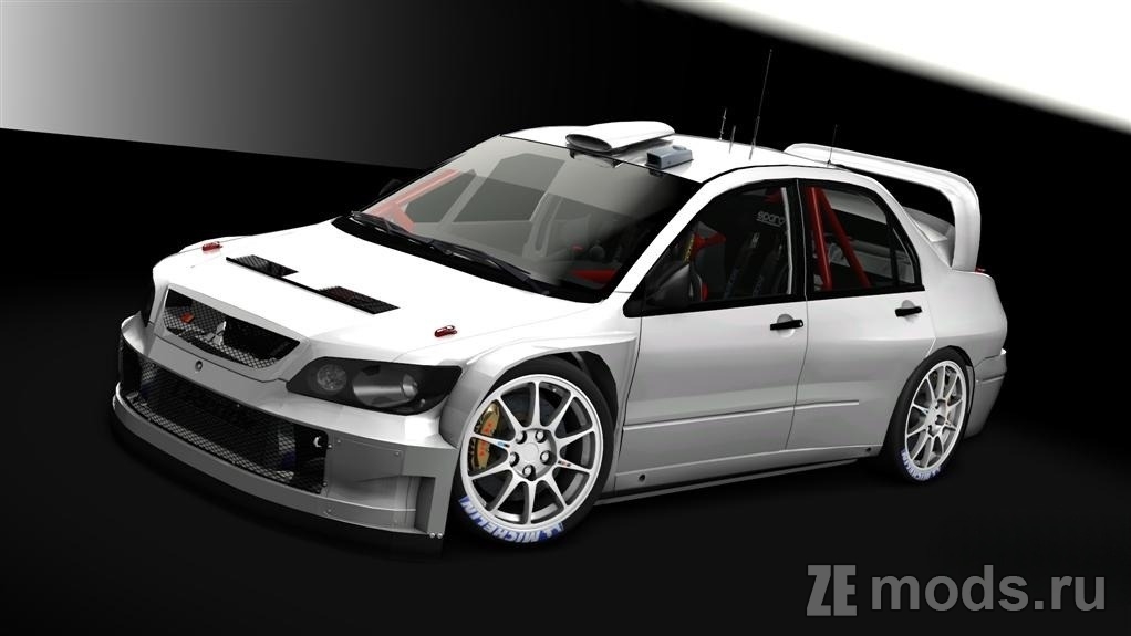 Мод Mitsubishi Lancer EVO WRC05 (1.0) для Assetto Corsa