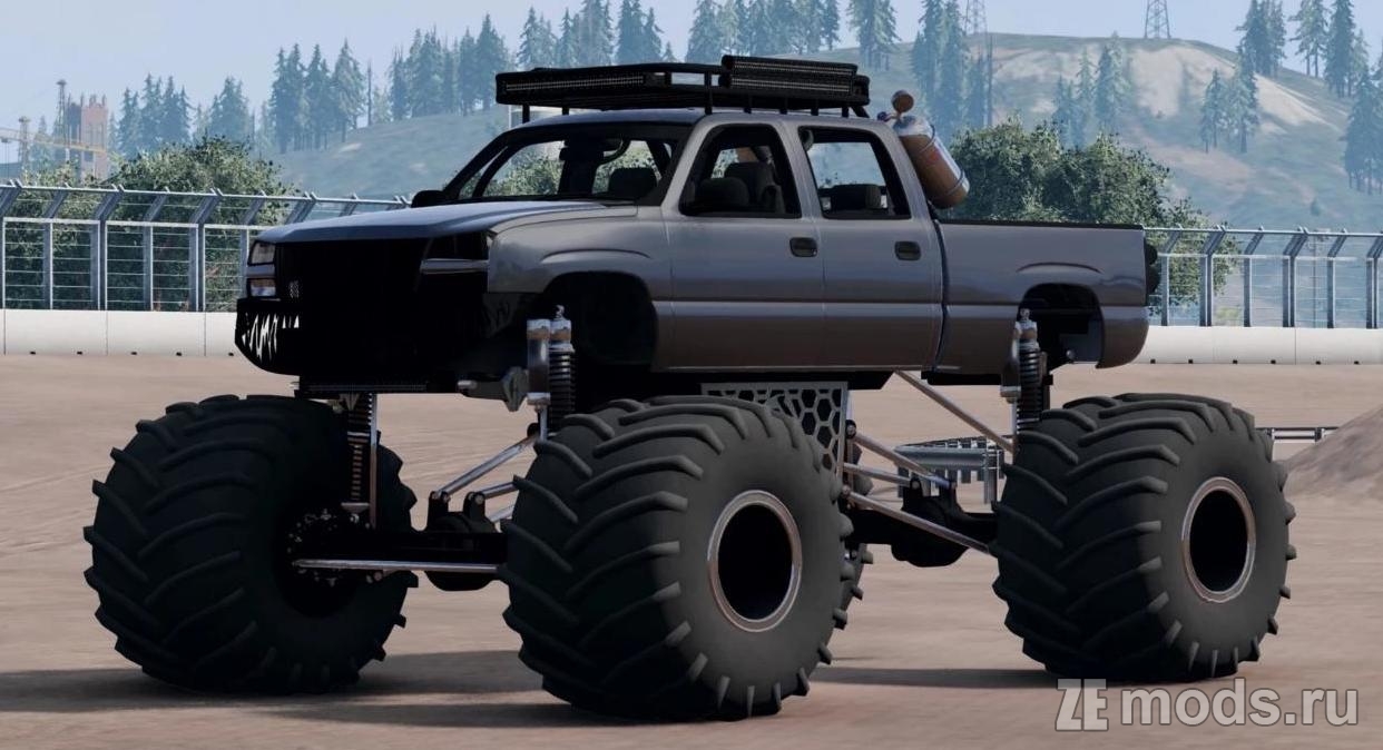 Скачать мод Monster Truck WHISTLIN DIESEL (2.2) для BeamNG.Drive (0.32.x)