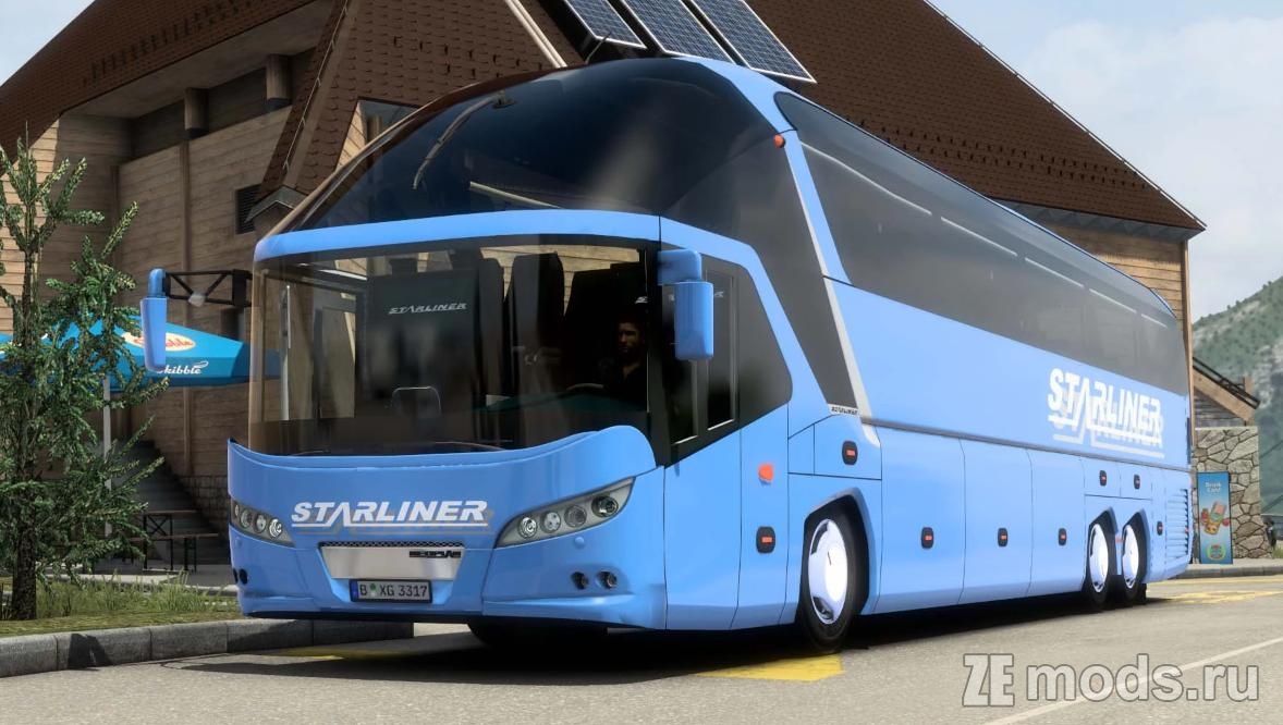 Автобус NeoPlan Starliner 2 для Euro Truck Simulator 2 (1.50)