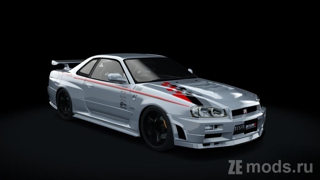 Мод NISMO Skyline GT-R R-Tune (R34) для Assetto Corsa