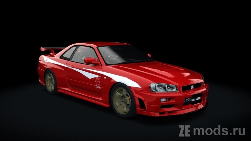 Мод NISMO Skyline GT-R R-Tune (R34) для Assetto Corsa