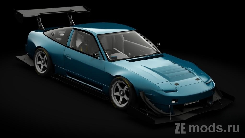 Мод Nissan 180SX Time Attack (1.2) для Assetto Corsa