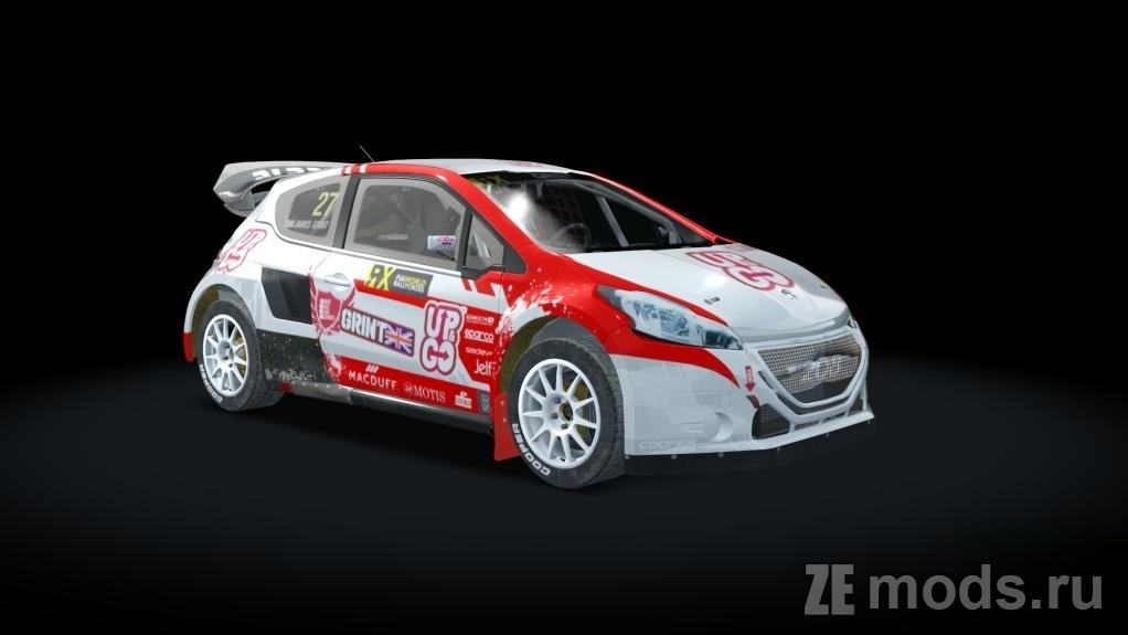 Peugeot 208 T16 Rallycross (1.0) для Assetto Corsa