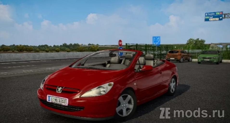 Мод Peugeot 307 для Euro Truck Simulator 2