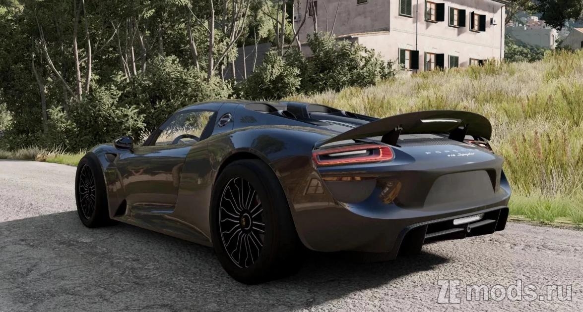 Porsche 918 Spyder для BeamNG Drive (0.32)