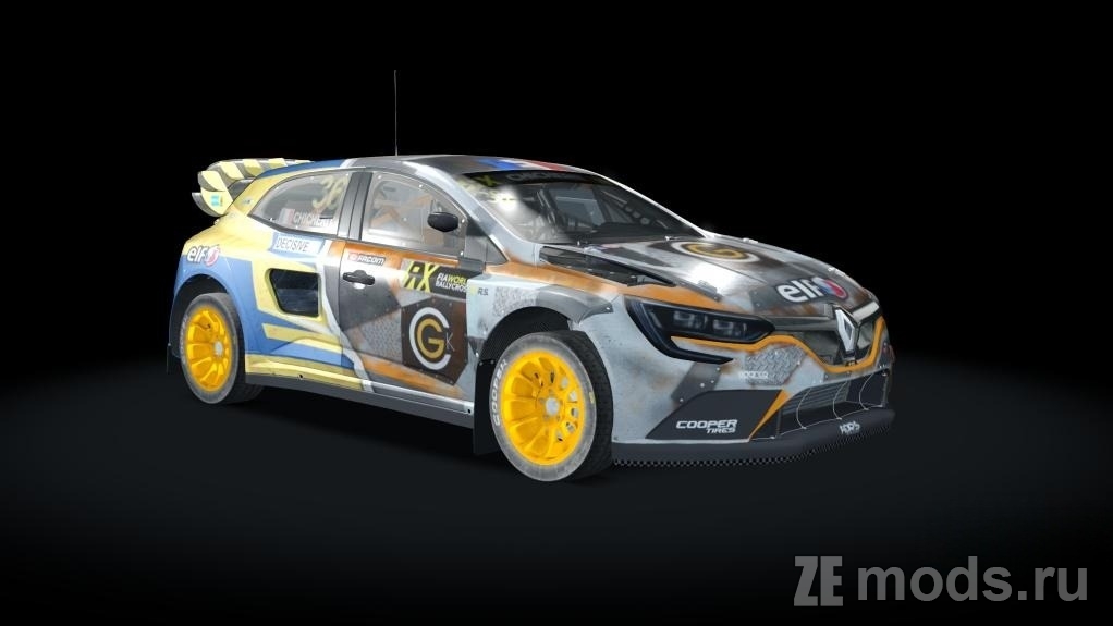 Renault Megane RS Rallycross (1.0) для Assetto Corsa