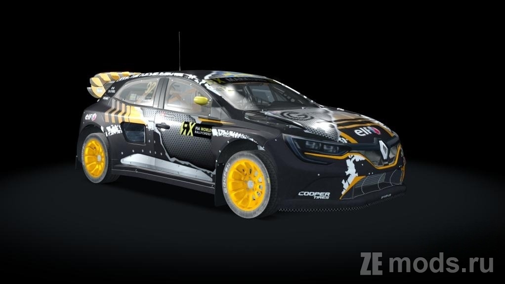 Мод Renault Megane RS Rallycross (1.0) для Assetto Corsa