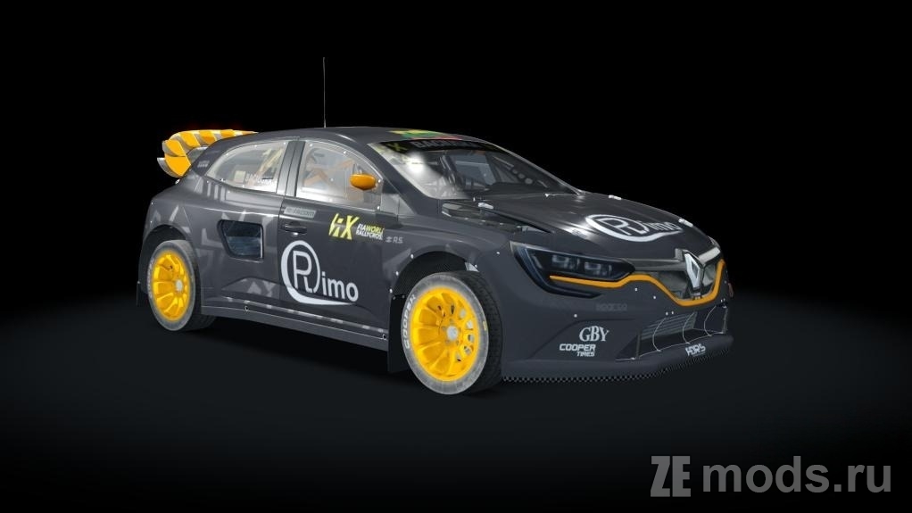 Мод Renault Megane RS Rallycross (1.0) для Assetto Corsa