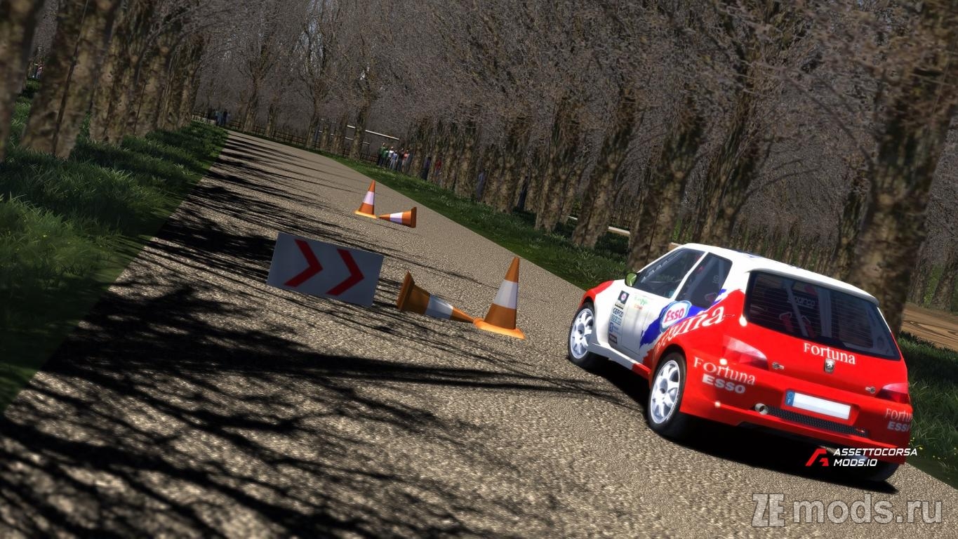 Мод Карта Slalom Villoria de Órbigo (1.0) для Assetto Corsa