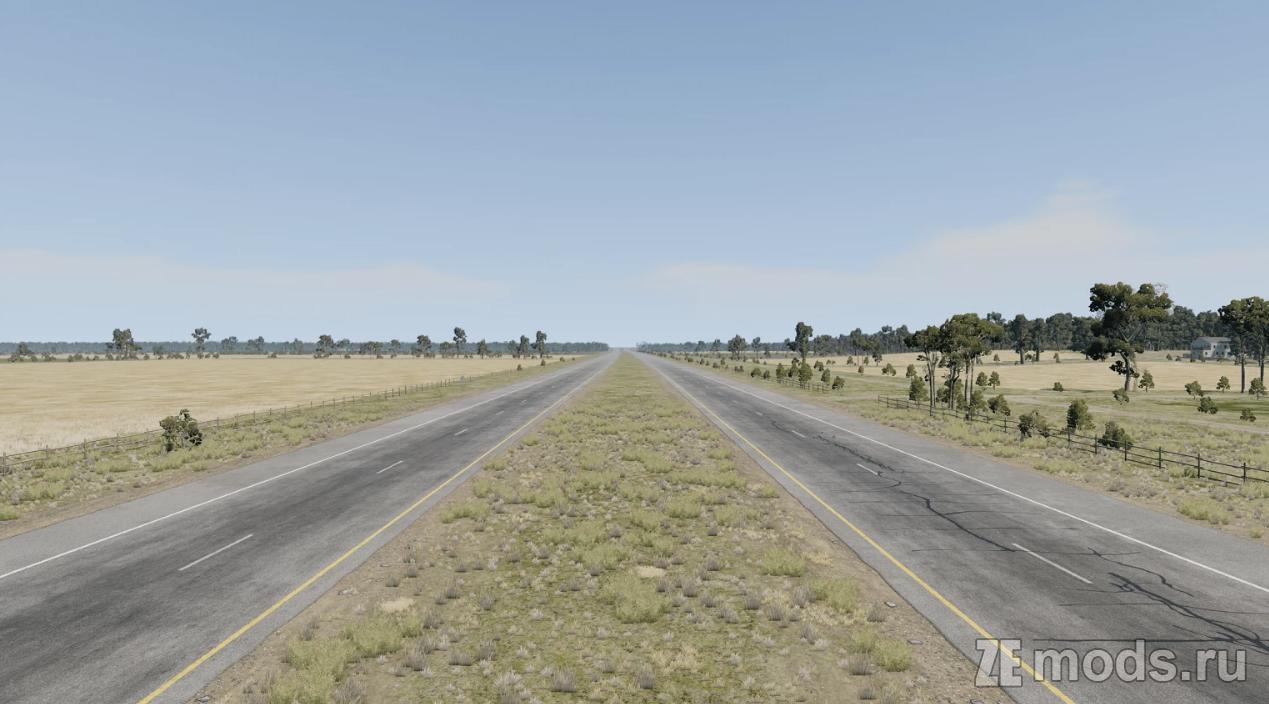 Карта TEXAS, USA (1.0) для BeamNG.Drive