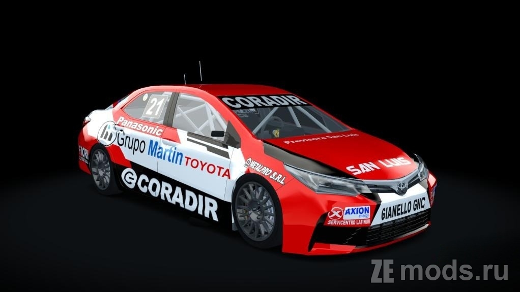 Мод Toyota Camry TN Class 3 2018 (1.0) для Assetto Corsa