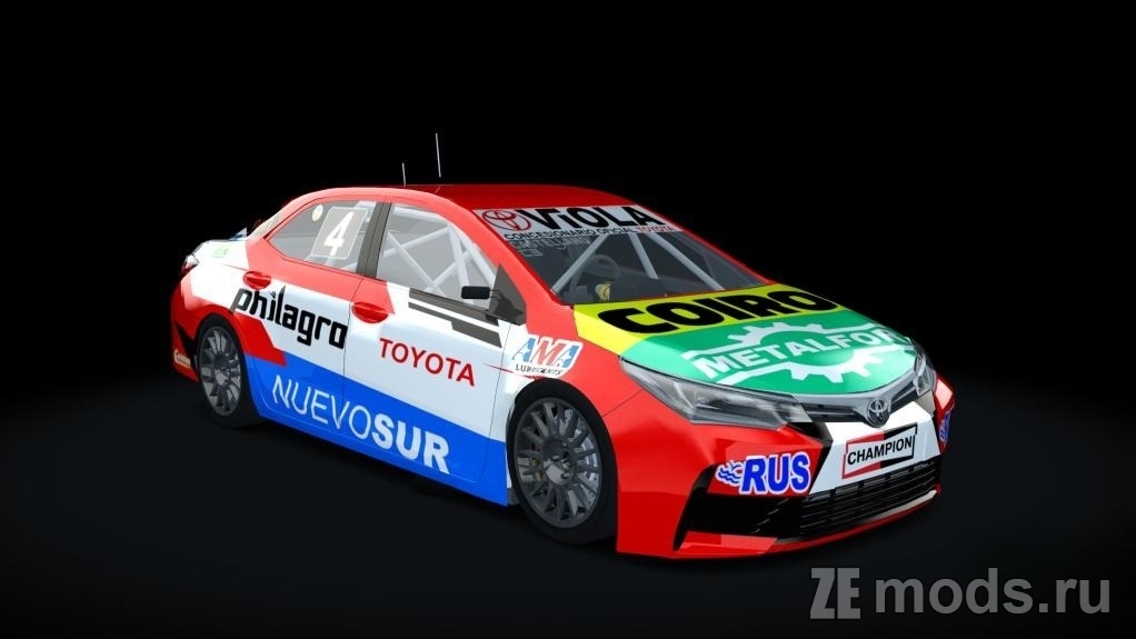 Мод Toyota Camry TN Class 3 2018 (1.0) для Assetto Corsa