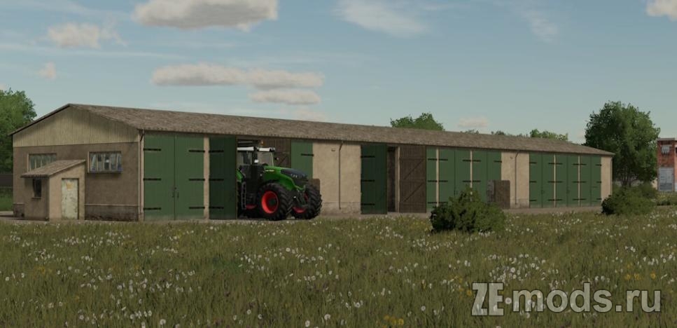 Мод Гараж для тракторов (1.0) для Farming Simulator 22