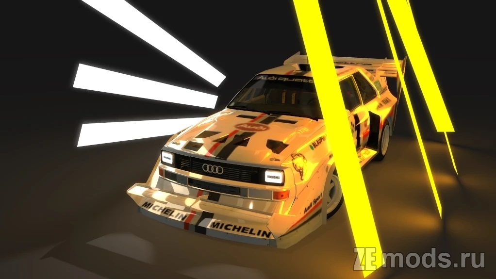 Мод Audi Sport quattro S1 Pikes Peak 1987 (1.0) для Assetto Corsa