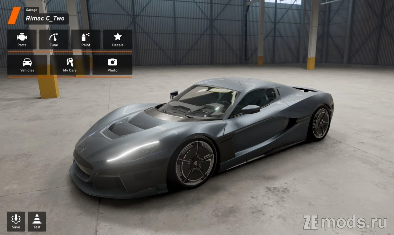 Мод 2024 Rimac C2 (1.0) для BeamNG.drive