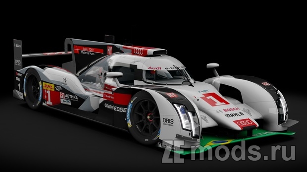 Мод 2014 WEC Audi Sport Team Joest #1 Rd8 São Paulo для Assetto Corsa