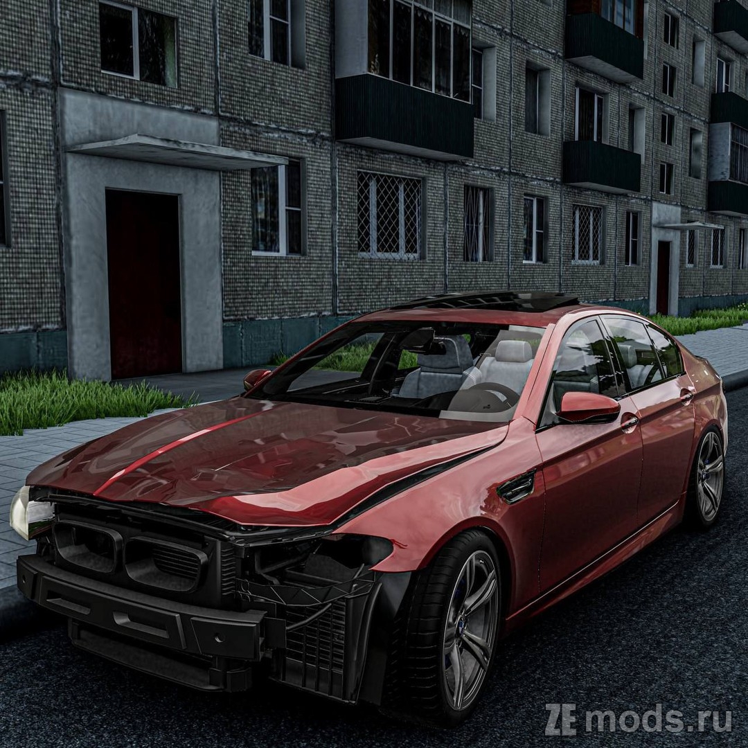 Мод BMW M5 F10 (2.0) для BeamNG.drive (0.32.X)