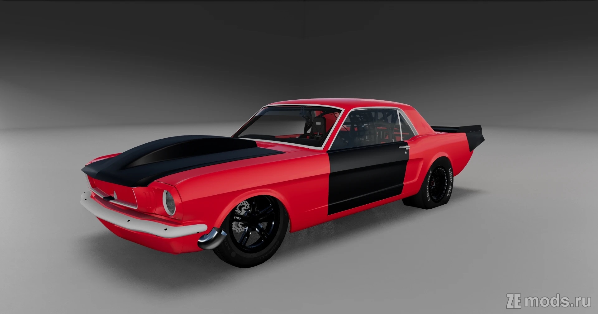 65' Mustang Drag (1.0) для BeamNG.drive