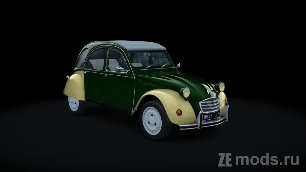 Мод Citroen 2CV 1970 Race (1.1) для Assetto Corsa