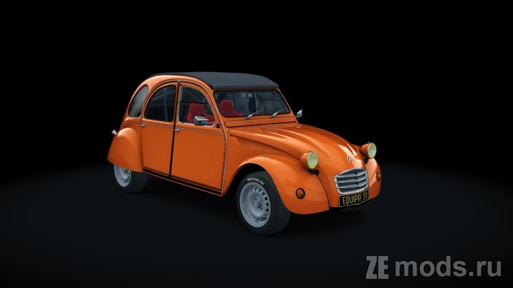 Мод Citroen 2CV 1970 Race (1.1) для Assetto Corsa