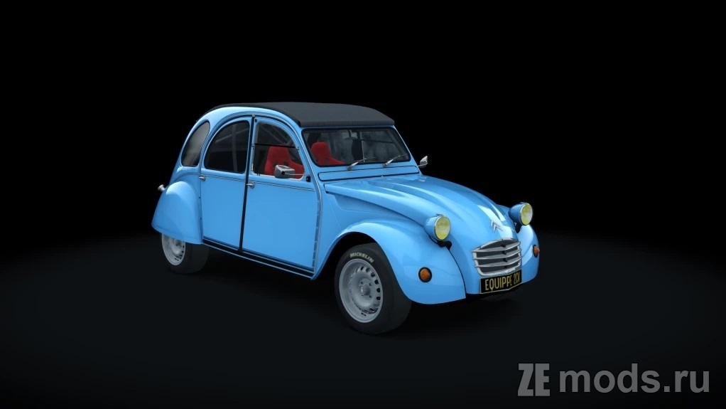 Мод Citroen 2CV 1970 Race (1.1) для Assetto Corsa