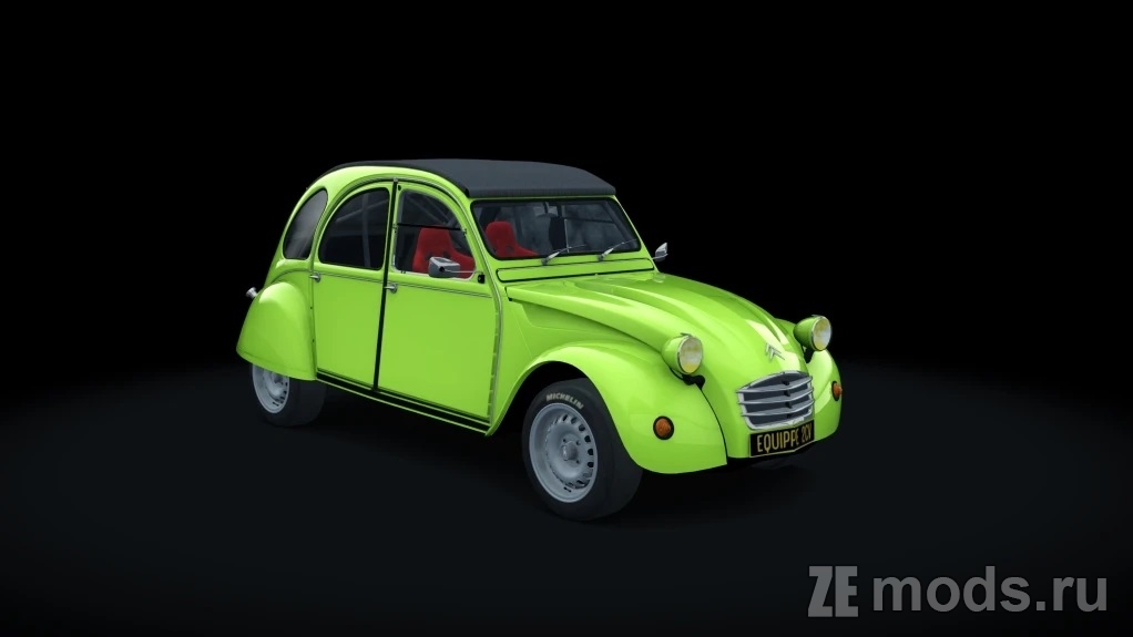 Мод Citroen 2CV 1970 Race (1.1) для Assetto Corsa