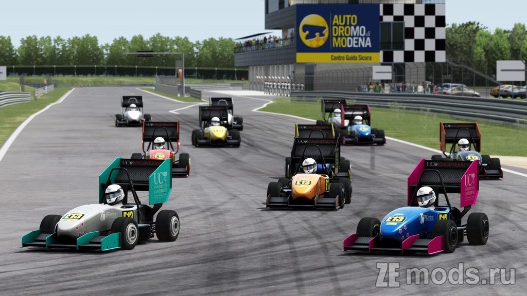 Мод Formula Student UCM 2016 (0.9) для Assetto Corsa