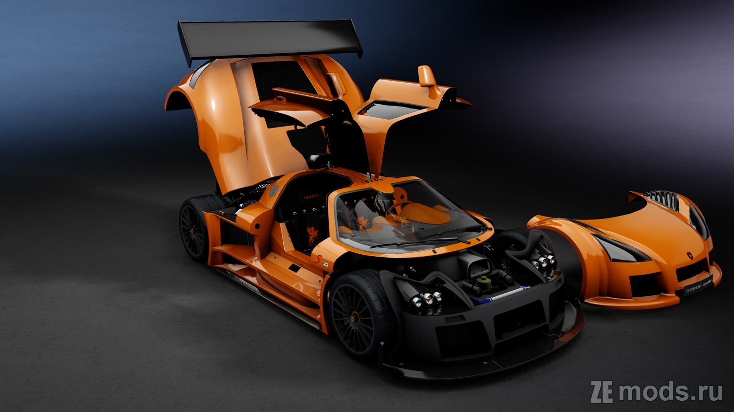 Мод Gumpert Apollo S 2010 для Assetto Corsa