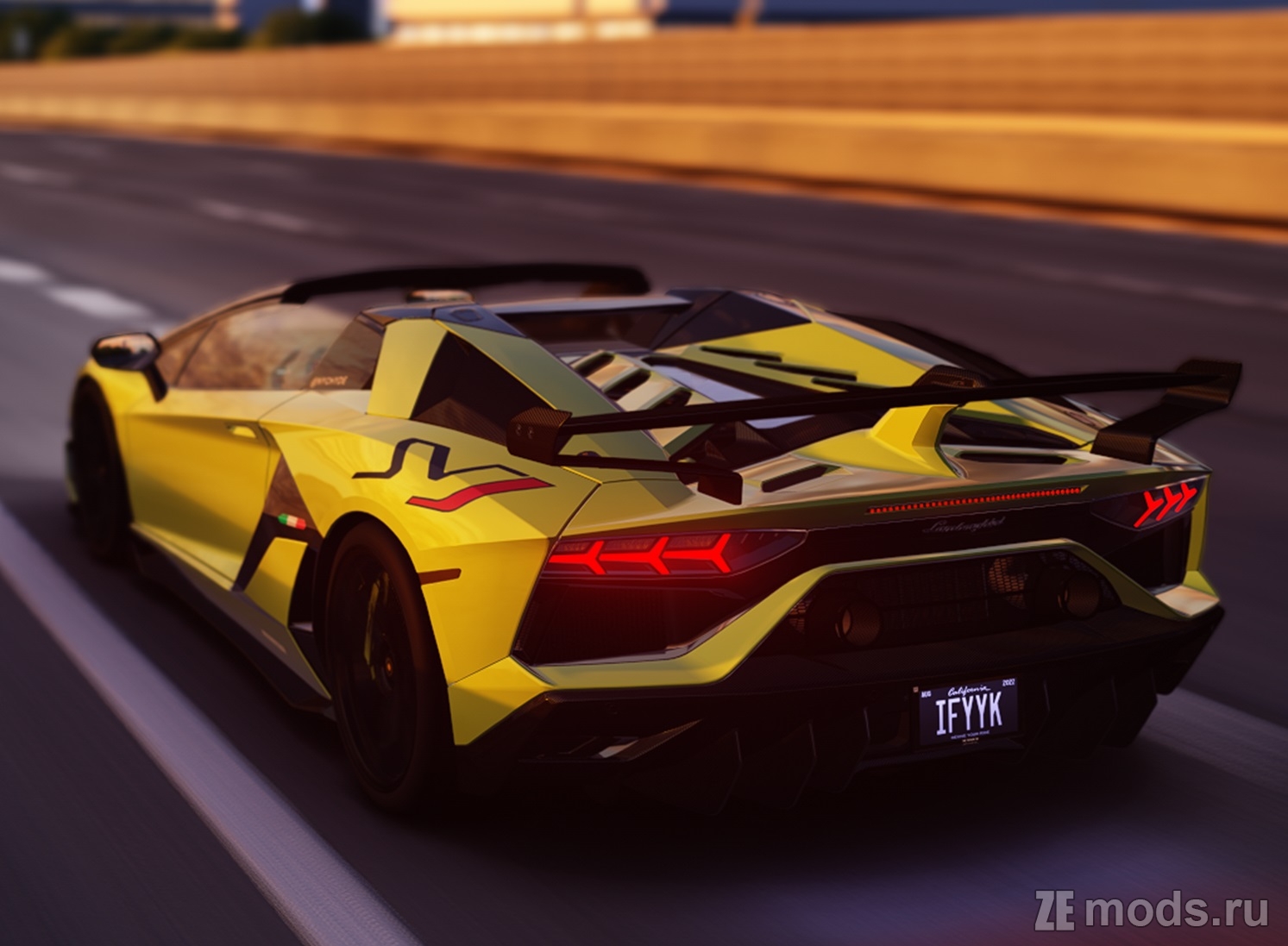 Мод Lamborghini Aventador SVJ Roadster 63 (1.0) для Assetto Corsa