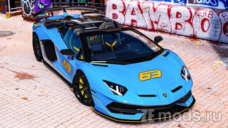 Lamborghini Aventador SVJ Roadster 63 (1.0) для Assetto Corsa