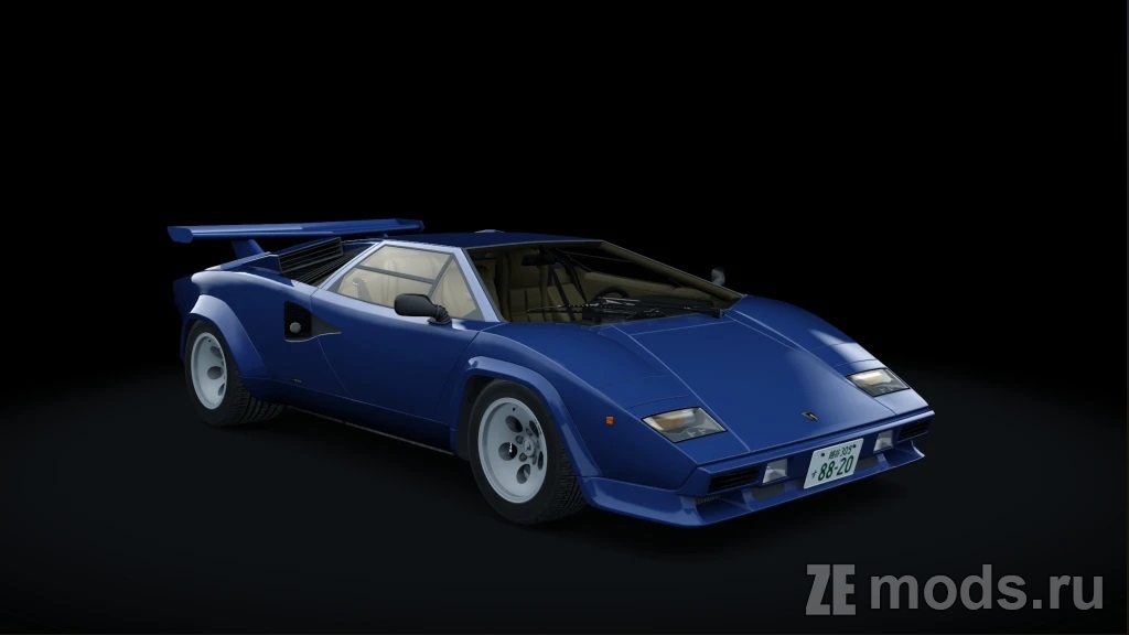 Мод Lamborghini Countach Turbo (1.1) для Assetto Corsa