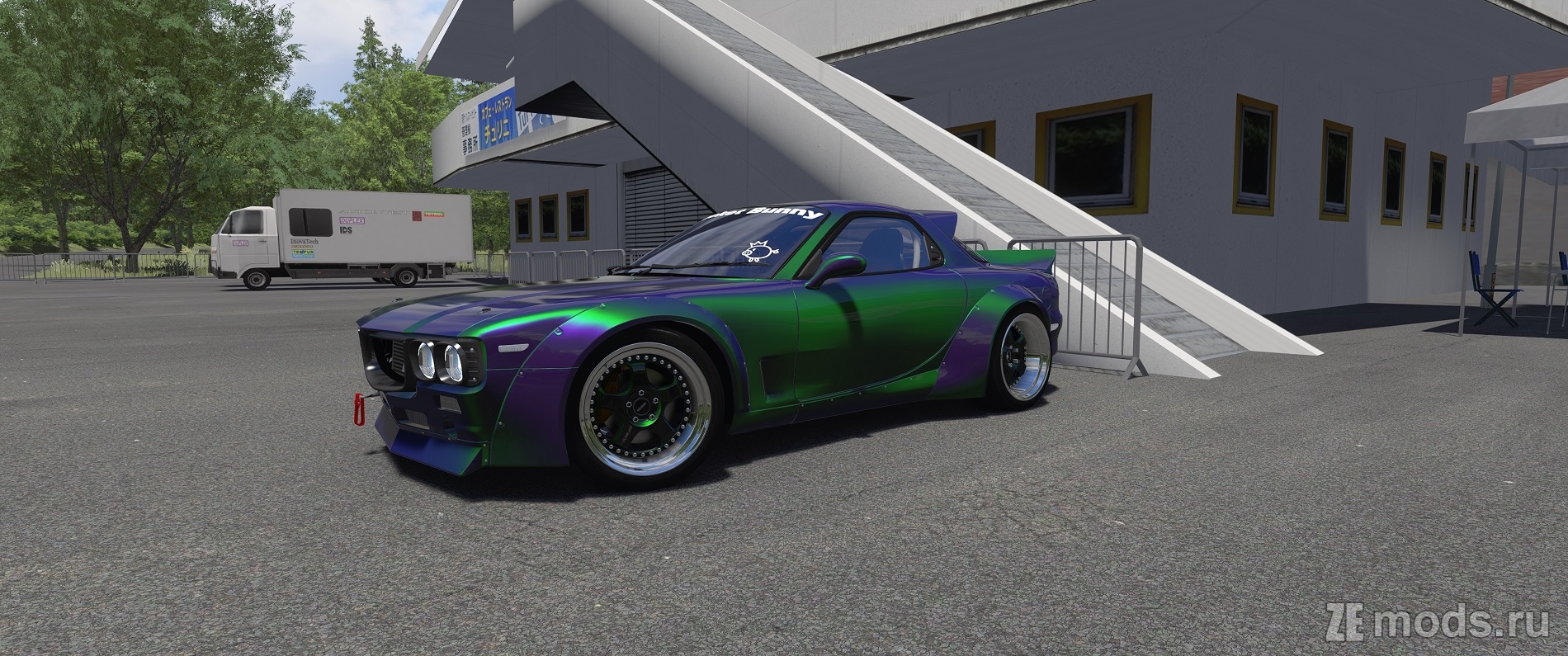 Мод Mazda RX-7 Pandem BOSS Pack by TIResArpi для Assetto Corsa