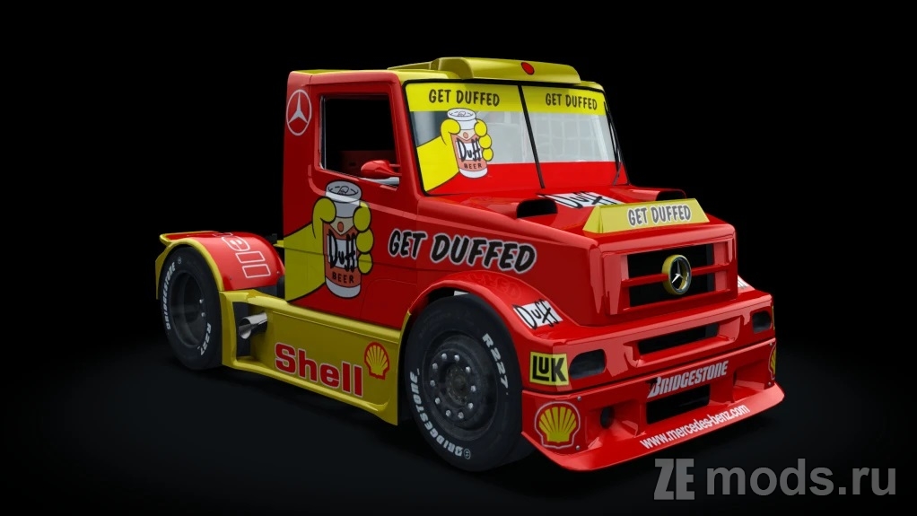 Мод Mercedes-Benz L-series - Formula Truck (1.3) для Assetto Corsa