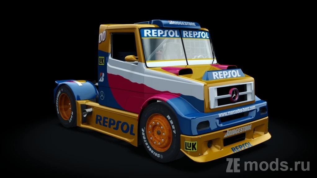 Мод Mercedes-Benz L-series - Formula Truck (1.3) для Assetto Corsa