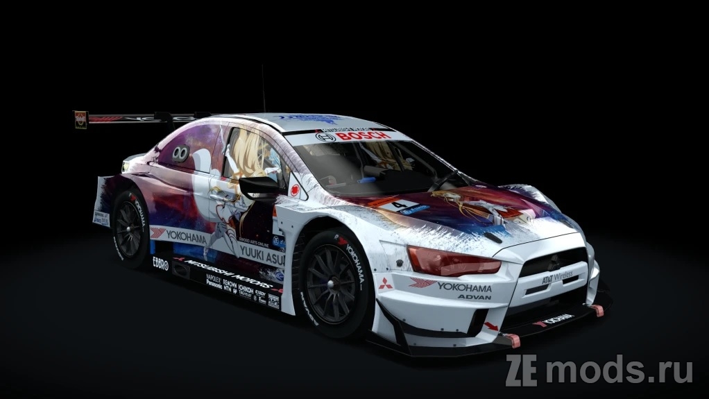 Mitsubishi Lancer EVO GT500 (12.1) для Assetto Corsa